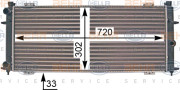 8MK 376 707-301 HELLA chladič motora 8MK 376 707-301 HELLA