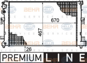 8MK 376 708-521 HELLA chladič motora 8MK 376 708-521 HELLA