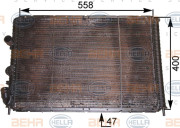 8MK 376 710-211 HELLA chladič motora 8MK 376 710-211 HELLA