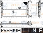 8MK 376 710-261 HELLA chladič motora 8MK 376 710-261 HELLA