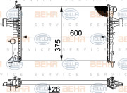 8MK 376 710-314 HELLA chladič motora 8MK 376 710-314 HELLA