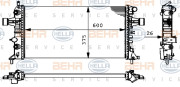 8MK 376 710-324 HELLA chladič motora 8MK 376 710-324 HELLA