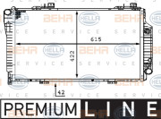 8MK 376 710-361 HELLA chladič motora 8MK 376 710-361 HELLA