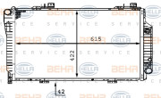 8MK 376 710-364 HELLA chladič motora 8MK 376 710-364 HELLA