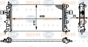 8MK 376 710-664 HELLA chladič motora 8MK 376 710-664 HELLA