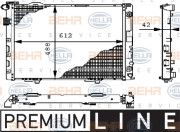 8MK 376 711-101 HELLA chladič motora 8MK 376 711-101 HELLA