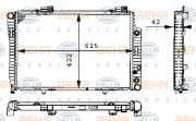 8MK 376 711-194 HELLA chladič motora 8MK 376 711-194 HELLA