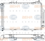 8MK 376 711-204 HELLA chladič motora 8MK 376 711-204 HELLA