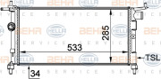 8MK 376 712-004 HELLA chladič motora 8MK 376 712-004 HELLA