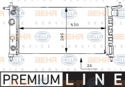 8MK 376 712-011 HELLA chladič motora 8MK 376 712-011 HELLA