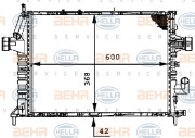 8MK 376 712-604 HELLA chladič motora 8MK 376 712-604 HELLA