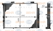 8MK 376 712-644 HELLA chladič motora 8MK 376 712-644 HELLA