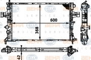 8MK 376 713-004 HELLA chladič motora 8MK 376 713-004 HELLA