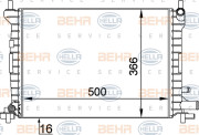 8MK 376 714-061 HELLA chladič motora 8MK 376 714-061 HELLA