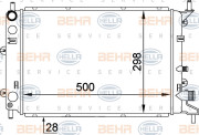 8MK 376 714-171 HELLA chladič motora 8MK 376 714-171 HELLA