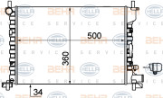 8MK 376 714-244 HELLA chladič motora 8MK 376 714-244 HELLA