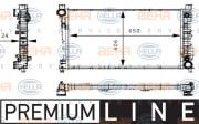 8MK 376 714-331 HELLA chladič motora 8MK 376 714-331 HELLA