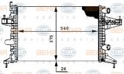 8MK 376 714-344 HELLA chladič motora 8MK 376 714-344 HELLA