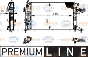 8MK 376 714-351 HELLA chladič motora 8MK 376 714-351 HELLA