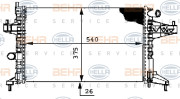 8MK 376 714-364 HELLA chladič motora 8MK 376 714-364 HELLA