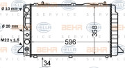 8MK 376 714-464 HELLA chladič motora 8MK 376 714-464 HELLA