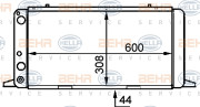 8MK 376 714-471 HELLA chladič motora 8MK 376 714-471 HELLA