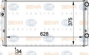 8MK 376 714-491 HELLA chladič motora 8MK 376 714-491 HELLA