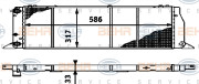 8MK 376 714-571 HELLA chladič motora 8MK 376 714-571 HELLA