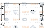 8MK 376 714-681 HELLA chladič motora 8MK 376 714-681 HELLA