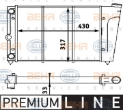 8MK 376 715-151 HELLA chladič motora 8MK 376 715-151 HELLA