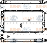 8MK 376 715-441 HELLA chladič motora 8MK 376 715-441 HELLA