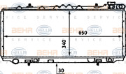 8MK 376 715-581 HELLA chladič motora 8MK 376 715-581 HELLA