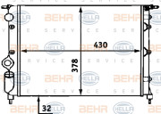 8MK 376 716-601 HELLA chladič motora 8MK 376 716-601 HELLA