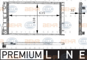 8MK 376 717-031 HELLA chladič motora 8MK 376 717-031 HELLA