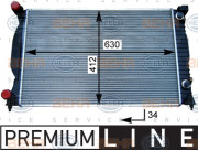 8MK 376 717-231 HELLA chladič motora 8MK 376 717-231 HELLA