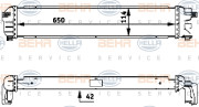 8MK 376 717-421 HELLA chladič motora 8MK 376 717-421 HELLA