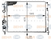 8MK 376 717-441 HELLA chladič motora 8MK 376 717-441 HELLA