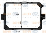 8MK 376 717-551 HELLA chladič motora 8MK 376 717-551 HELLA