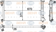 8MK 376 717-611 HELLA chladič motora 8MK 376 717-611 HELLA