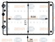 8MK 376 717-711 HELLA chladič motora 8MK 376 717-711 HELLA