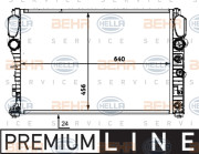 8MK 376 718-021 HELLA chladič motora 8MK 376 718-021 HELLA