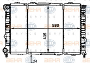 8MK 376 718-091 HELLA chladič motora 8MK 376 718-091 HELLA