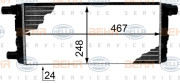 8MK 376 718-311 HELLA chladič motora 8MK 376 718-311 HELLA