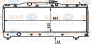 8MK 376 718-351 HELLA chladič motora 8MK 376 718-351 HELLA