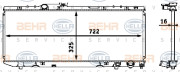 8MK 376 718-401 HELLA chladič motora 8MK 376 718-401 HELLA