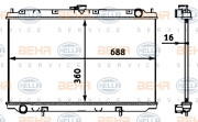 8MK 376 718-491 HELLA chladič motora 8MK 376 718-491 HELLA