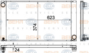 8MK 376 719-111 HELLA chladič motora 8MK 376 719-111 HELLA