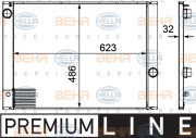 8MK 376 719-131 HELLA chladič motora 8MK 376 719-131 HELLA