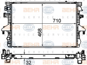 8MK 376 719-184 HELLA chladič motora 8MK 376 719-184 HELLA