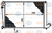 8MK 376 719-481 HELLA chladič motora 8MK 376 719-481 HELLA